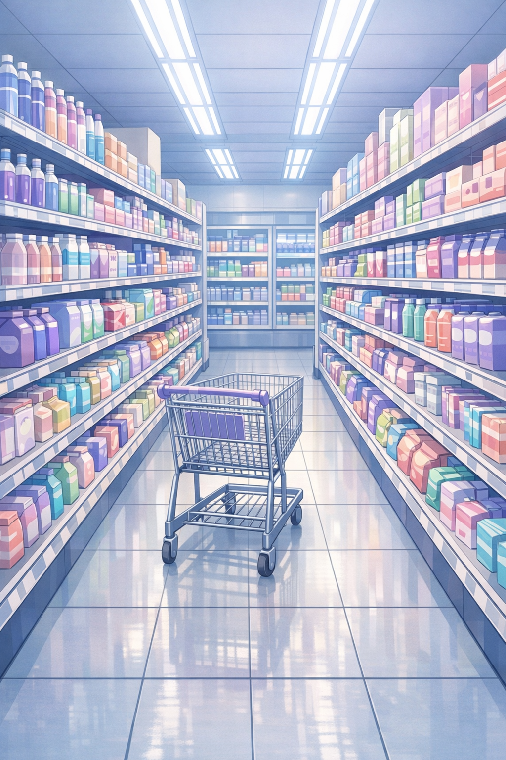 Référence : un supermarché